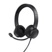 TRUST sluchátka s mikrofonem Ayda PC headset, USB, EKO Produkt, Noise-Cancelling
