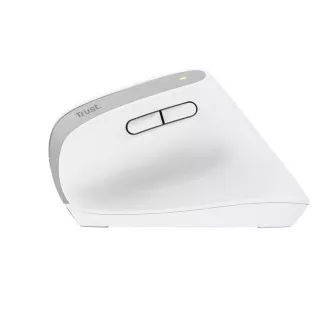 TRUST myš Bayo+ Ergonomická vertikální myš, Bezdrátová, bílá TRUST myš Bayo+ Ergonomická vertikální myš, Bezdrátová, bílá
