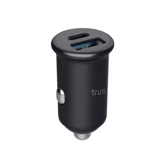 TRUST autonabíječka MAXO 38W, 1x USB-C, 1x USB