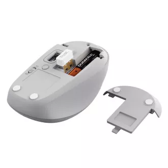 TRUST Myš YVI+, Bezdrátová, Eco, bílá - bluetooth + wifi TRUST Myš YVI+, Bezdrátová, Eco, bílá - bluetooth + wifi