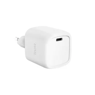 TRUST GaN Nabíječka MAXO 30W, USB-C, bílá TRUST GaN Nabíječka MAXO 30W, USB-C, bílá
