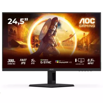 AOC MT 24, 5" 25G4SRE - 1920x1080, Fast IPS, 300Hz (OC 310Hz), 2xHDMI, 1xDP AOC MT 24, 5" 25G4SRE - 1920x1080, Fast IPS, 300Hz (OC 310Hz), 2xHDMI, 1xDP