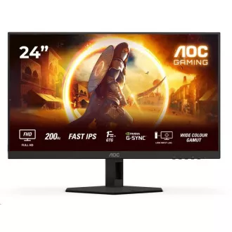 AOC MT 24" 24G4HRE - 1920x1080, IPS, 200Hz, 2xHDMI, 1xDP, Repro
