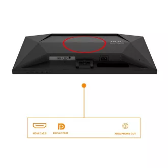 AOC MT 24" 24G4HRE - 1920x1080, IPS, 200Hz, 2xHDMI, 1xDP, Repro