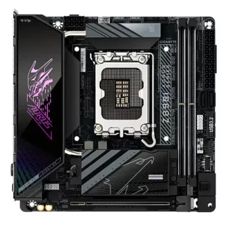 GIGABYTE MB Sc LGA1851 Z890I AORUS ULTRA, Intel Z890, 4xDDR5, 1xDP, 1xHDMI, 1xThunderbolt, WiFi, mITX GIGABYTE MB Sc LGA1851 Z890I AORUS ULTRA, Intel Z890, 4xDDR5, 1xDP, 1xHDMI, 1xThunderbolt, WiFi, mITX