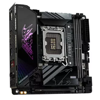 GIGABYTE MB Sc LGA1851 Z890I AORUS ULTRA, Intel Z890, 4xDDR5, 1xDP, 1xHDMI, 1xThunderbolt, WiFi, mITX GIGABYTE MB Sc LGA1851 Z890I AORUS ULTRA, Intel Z890, 4xDDR5, 1xDP, 1xHDMI, 1xThunderbolt, WiFi, mITX
