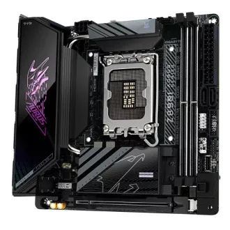 GIGABYTE MB Sc LGA1851 Z890I AORUS ULTRA, Intel Z890, 4xDDR5, 1xDP, 1xHDMI, 1xThunderbolt, WiFi, mITX GIGABYTE MB Sc LGA1851 Z890I AORUS ULTRA, Intel Z890, 4xDDR5, 1xDP, 1xHDMI, 1xThunderbolt, WiFi, mITX