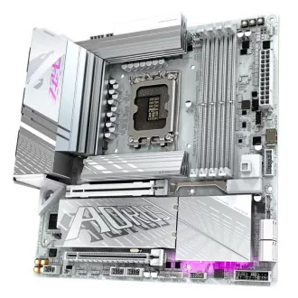 GIGABYTE MB Sc LGA1851 Z890M A ELITE WF7 ICE, Intel Z890, 4xDDR5, 1xDP, 1xHDMI, 1xUSB4, WiFi, mATX
