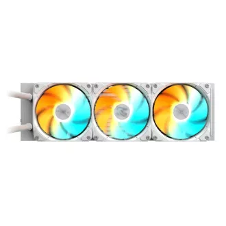 GIGABYTE Vodní chladič GAMING 360 ICE, 3x120mm, ARGB, LGA1851, AM5, bílá