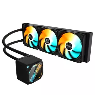 GIGABYTE Vodní chladič GAMING 360, 3x120mm, ARGB, LGA1851, AM5, černá