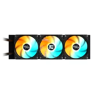 GIGABYTE Vodní chladič GAMING 360, 3x120mm, ARGB, LGA1851, AM5, černá