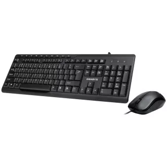 GIGABYTE Set klávesnice + myš GK-KM6300, Drátová USB, EN