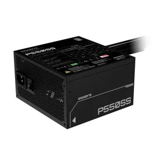 GIGABYTE zdroj P550SS, 550W, 80+ Silver, 120mm, ATX 3.0, černá