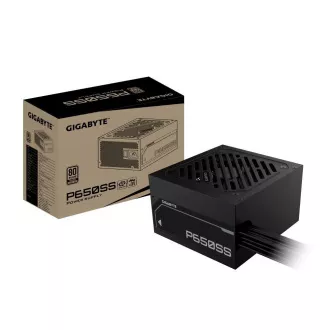 GIGABYTE zdroj P650SS, 650W, 80+ Silver, 120mm, ATX 3.0, černá