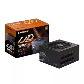 GIGABYTE zdroj UD750GM PG5 V2, 750W, 120mm, Plně modulární, 80 Plus Gold, ATX 3.1 GIGABYTE zdroj UD750GM PG5 V2, 750W, 120mm, Plně modulární, 80 Plus Gold, ATX 3.1