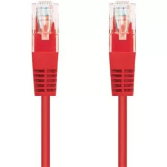 C-TECH kabel patchcord Cat5e, UTP, červený, 2m