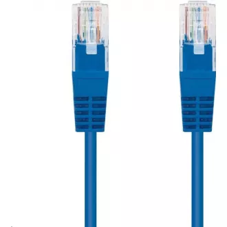 C-TECH kabel patchcord Cat5e, UTP, modrý, 0, 5m C-TECH kabel patchcord Cat5e, UTP, modrý, 0, 5m