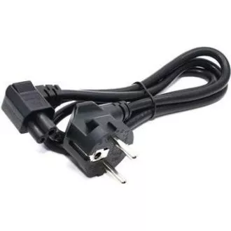 C-TECH kabel síťový VDE 220/230V napájecí notebook 3 pin Schuko, lomený, 1, 8m
