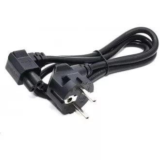 C-TECH kabel síťový VDE 220/230V napájecí notebook 3 pin Schuko, lomený, 1, 8m