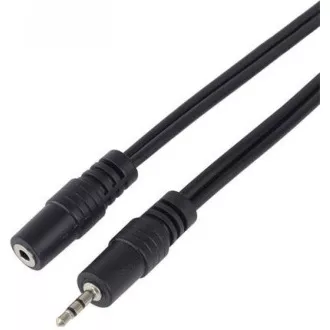 PremiumCord Kabel prodlužovací Jack 2.5mm- Jack 2.5mm M/F 2m - 2.5mm stereo male <=> 2.5mm stereo female -