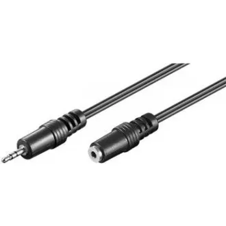 PremiumCord Kabel prodlužovací Jack 2.5mm- Jack 2.5mm M/F 2m - 2.5mm stereo male <=> 2.5mm stereo female -