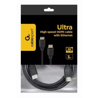 GEMBIRD Kabel CABLEXPERT HDMI 2.1, 8K, M/M, 3m, černý