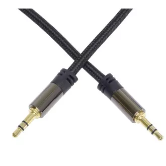 PREMIUMCORD kabel, stíněný, Jack 3.5mm - Jack 3.5mm M/M 1, 5m PREMIUMCORD kabel, stíněný, Jack 3.5mm - Jack 3.5mm M/M 1, 5m