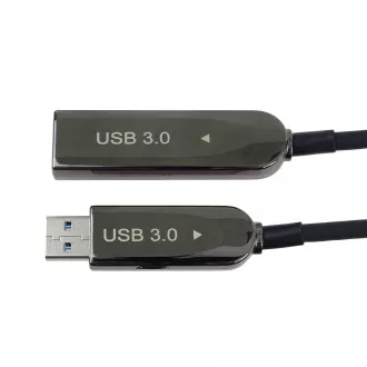 PREMIUMCORD Kabel USB3.0 + 2.0 prodlužovací optický AOC kabel A/Male - A/Female 15m