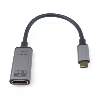 PremiumCord Adaptér USB-C na HDMI rozlišení obrazu 8K@60Hz, 4K@144Hz, 20cm PremiumCord Adaptér USB-C na HDMI rozlišení obrazu 8K@60Hz, 4K@144Hz, 20cm