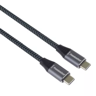 PREMIUMCORD USB-C kabel (USB 3.2 Gen2x2, 5A, 100W, 20Gbit/s) 3m, Šedá PREMIUMCORD USB-C kabel (USB 3.2 Gen2x2, 5A, 100W, 20Gbit/s) 3m, Šedá