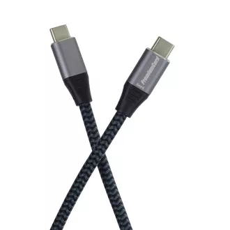 PREMIUMCORD USB-C kabel (USB 3.2 Gen2x2, 5A, 100W, 20Gbit/s) 3m, Šedá PREMIUMCORD USB-C kabel (USB 3.2 Gen2x2, 5A, 100W, 20Gbit/s) 3m, Šedá