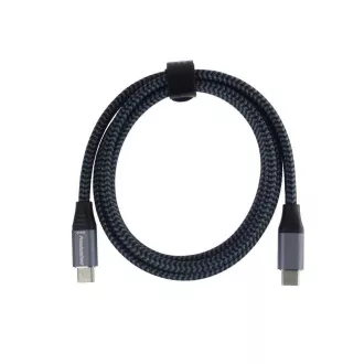 PREMIUMCORD USB-C kabel (USB 3.2 Gen2x2, 5A, 100W, 20Gbit/s) 3m, Šedá PREMIUMCORD USB-C kabel (USB 3.2 Gen2x2, 5A, 100W, 20Gbit/s) 3m, Šedá