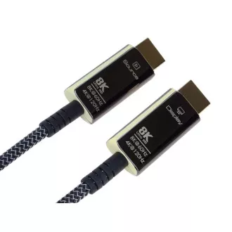 PREMIUMCORD Ultra High Speed HDMI 2.1 optický fiber kabel 8K@60Hz, zlacené 7m