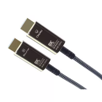 PREMIUMCORD Ultra High Speed HDMI 2.1 optický fiber kabel 8K@60Hz, zlacené 50m