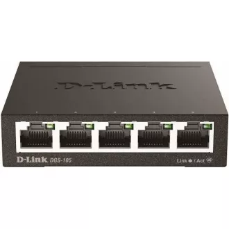 D-Link DGS-105 5-port Gigabit Metal Housing Desktop Switch D-Link DGS-105 5-port Gigabit Metal Housing Desktop Switch