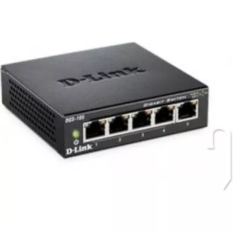D-Link DGS-105 5-port Gigabit Metal Housing Desktop Switch D-Link DGS-105 5-port Gigabit Metal Housing Desktop Switch