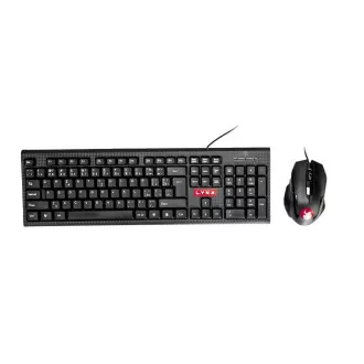 LYNX set klávesnice a myš, drátový set, USB, CZ/SK
