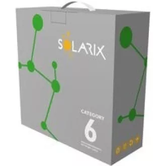 Instalační kabel Solarix UTP, Cat6, drát, PVC, box 100m SXKD-6-UTP-PVC Instalační kabel Solarix UTP, Cat6, drát, PVC, box 100m SXKD-6-UTP-PVC