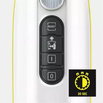 Karcher SC 3 Upright parní mop, 1600 W, eliminuje až 99, 999 % virů a 99, 99 % běžných domácích bakterií, bílá