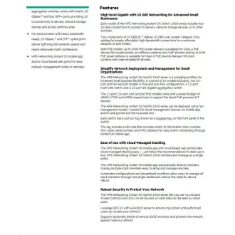 HPE Networking Instant On Switch 48p Gigabit 2p 10GBT 2p SFP+ 1960 (JL808A)