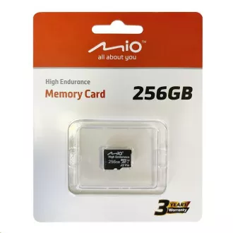 Mio 256 GB microSDXC, V30, U3, A2 paměťová karta Mio 256 GB microSDXC, V30, U3, A2 paměťová karta