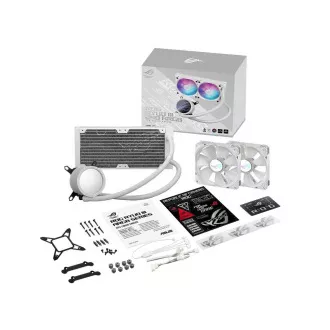 ASUS vodní chladič CPU AIO ROG RYUO III 240 ARGB WHITE, 2x120mm, LGA1851, AM5 ASUS vodní chladič CPU AIO ROG RYUO III 240 ARGB WHITE, 2x120mm, LGA1851, AM5