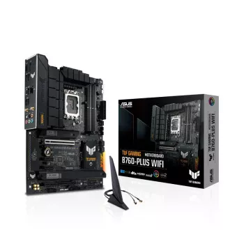 ASUS MB Sc LGA1700 TUF GAMING B760-PLUS WIFI, Intel B760, 4xDDR5, 1xDP, 1xHDMI, WI-FI ASUS MB Sc LGA1700 TUF GAMING B760-PLUS WIFI, Intel B760, 4xDDR5, 1xDP, 1xHDMI, WI-FI