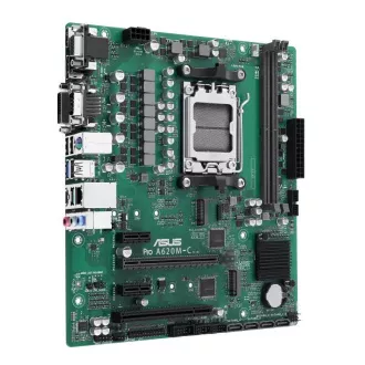 ASUS MB Sc AM5 Pro A620M-C-CSM, AMD A620, 2xDDR5, 1xHDMI, 1xDP, 1xVGA, 1xDVI-D, mATX