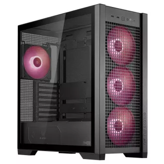 ASUS case TUF GAMING CASE (GT302) TG, Mid Tower, 4x 140mm ARGB Fan, černá