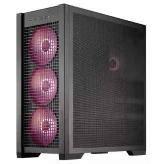 ASUS case TUF GAMING CASE (GT302) TG, Mid Tower, 4x 140mm ARGB Fan, černá