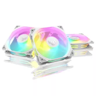 ASUS ventilátor TUF GAMING TR120 ARGB Reverse, 3x120mm, bílá