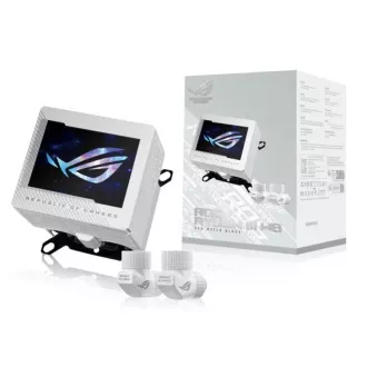 ASUS vodní blok CPU ROG RYUJIN III WB, 3.5" LCD displej, bílá ASUS vodní blok CPU ROG RYUJIN III WB, 3.5" LCD displej, bílá