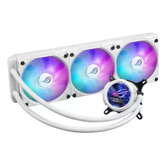 ASUS vodní chladič CPU AIO ROG STRIX LC III 360 ARGB LCD WHITE, 3x120mm, LCD Displej, LGA1851, AM5, bílá ASUS vodní chladič CPU AIO ROG STRIX LC III 360 ARGB LCD WHITE, 3x120mm, LCD Displej, LGA1851, AM5, bílá