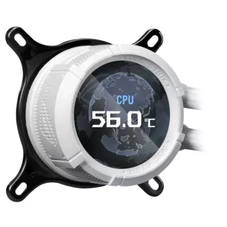 ASUS vodní chladič CPU AIO ROG STRIX LC III 360 ARGB LCD WHITE, 3x120mm, LCD Displej, LGA1851, AM5, bílá ASUS vodní chladič CPU AIO ROG STRIX LC III 360 ARGB LCD WHITE, 3x120mm, LCD Displej, LGA1851, AM5, bílá